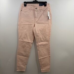 Talbots Flawless Jegging Ankle Jeans Pink Petite 6P High Rise NWT